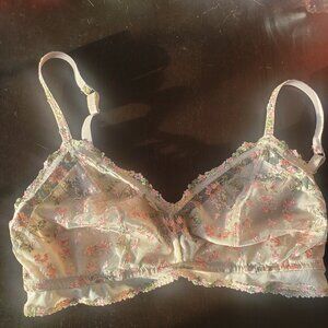 Aerie Floral Embroidered Bralette